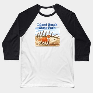 Island Beach State Park, New Jersey Baseball T-Shirt